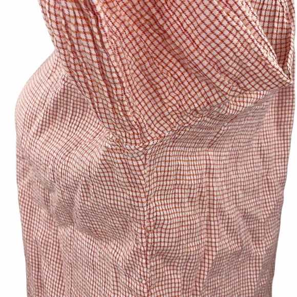 C&C California Raspberry Gingham Print Button Down Shirt - Picture 10 of 14